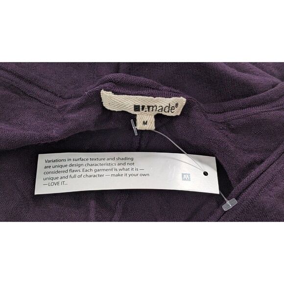 Lamade Womens Size Medium Purple Long Sleeve V Neck Pullover Sweater Wool - Picture 6 of 7